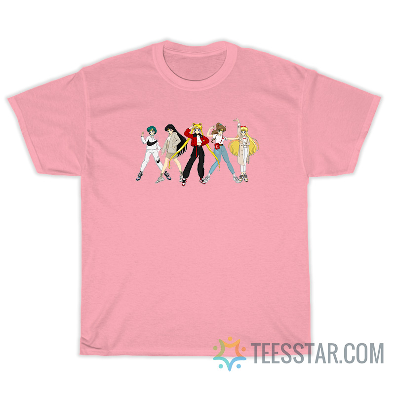 The Sailor Moon Girls Street Style T-Shirt For Unisex