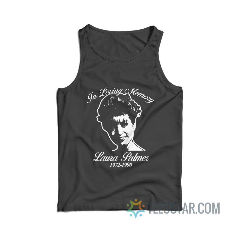 Vintage Laura Palmer Twin Peaks RIP Tank Top
