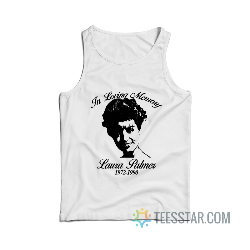 Vintage Laura Palmer Twin Peaks RIP Tank Top