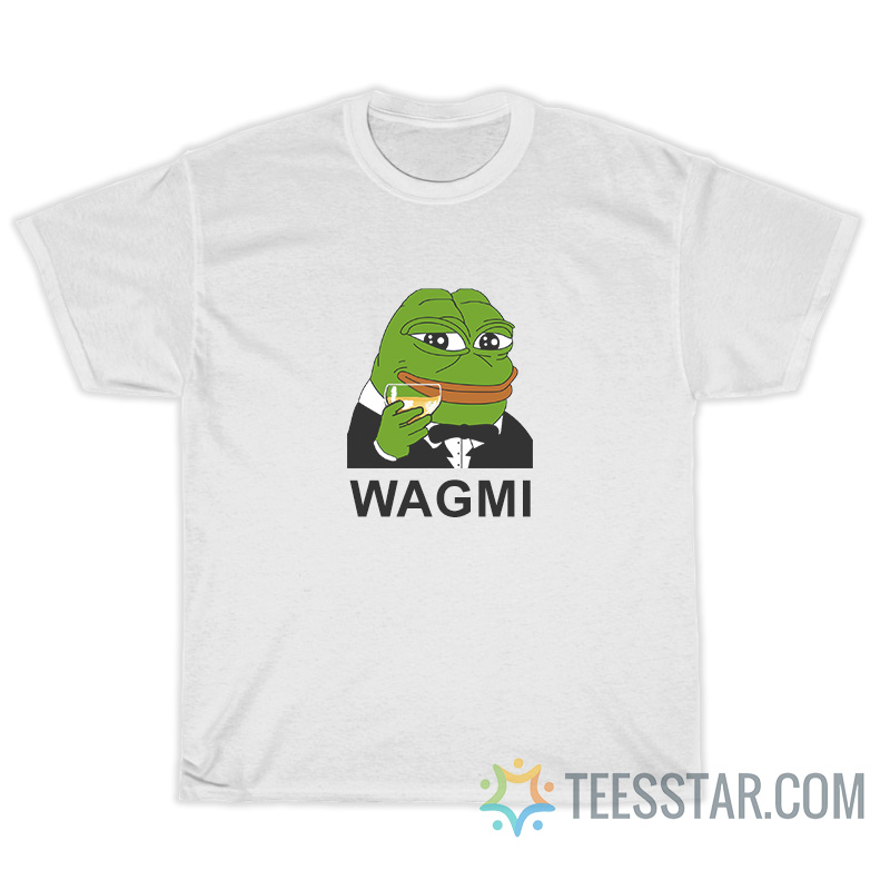 Wagmi Cheers Pepe The Frog T-Shirt