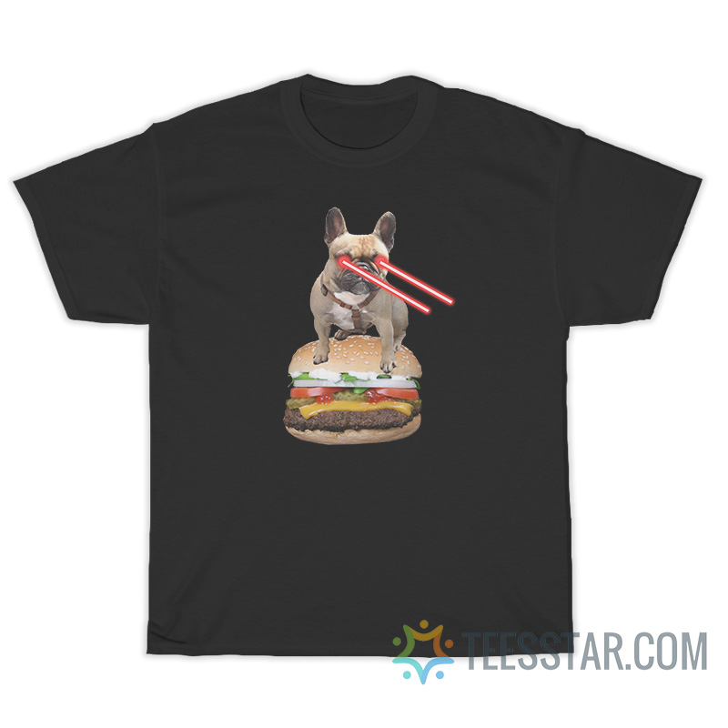 James Gunn's Laser Bulldog Hamburger T-Shirt