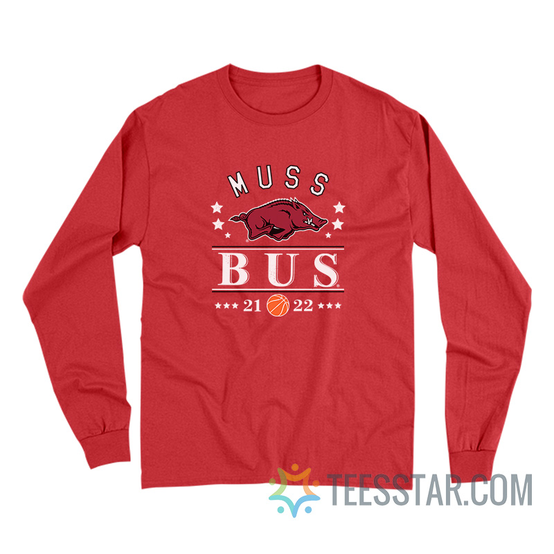 Arkansas Razorbacks Muss Bus 21 22 Long Sleeve - Teesstar.com