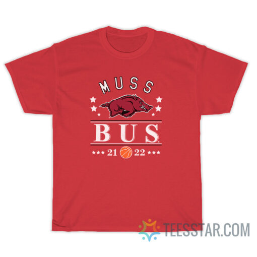 Arkansas Razorbacks Muss Bus 21 22 T-Shirt For Sale - Teesstar.com