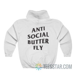 anti social butterfly hoodie