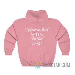 Before You Liked EDM You Liked Emo Coachella Hoodie