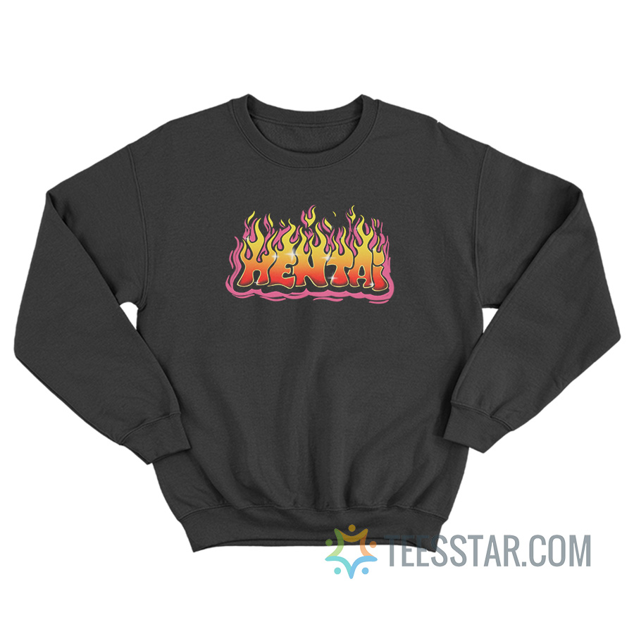 Hentai Graffiti Flames Sweatshirt