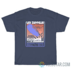 Led Zeppelin In Concert Tampa Stadium T-Shirt