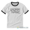 Cocaine The White Line Fever - Awkward Family Photo Ringer Tee