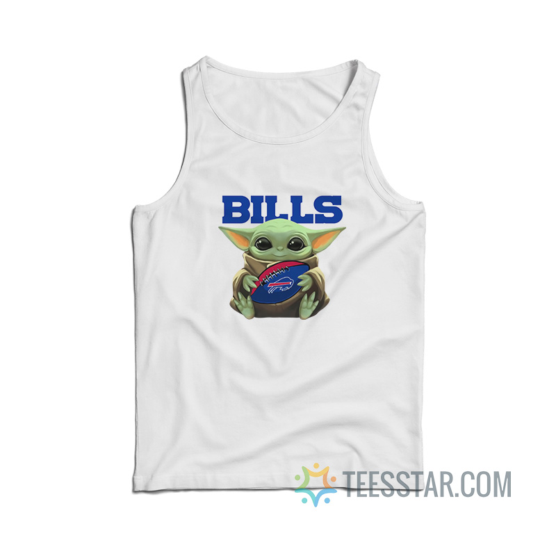 Baby Yoda Bills Mafia Football Tank Top