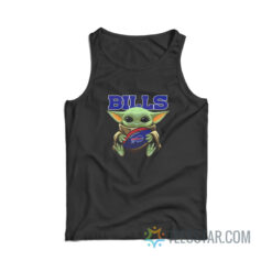 Baby Yoda Bills Mafia Football Tank Top
