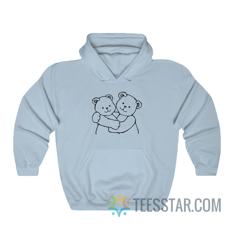Two Friends Hugging Hoodie