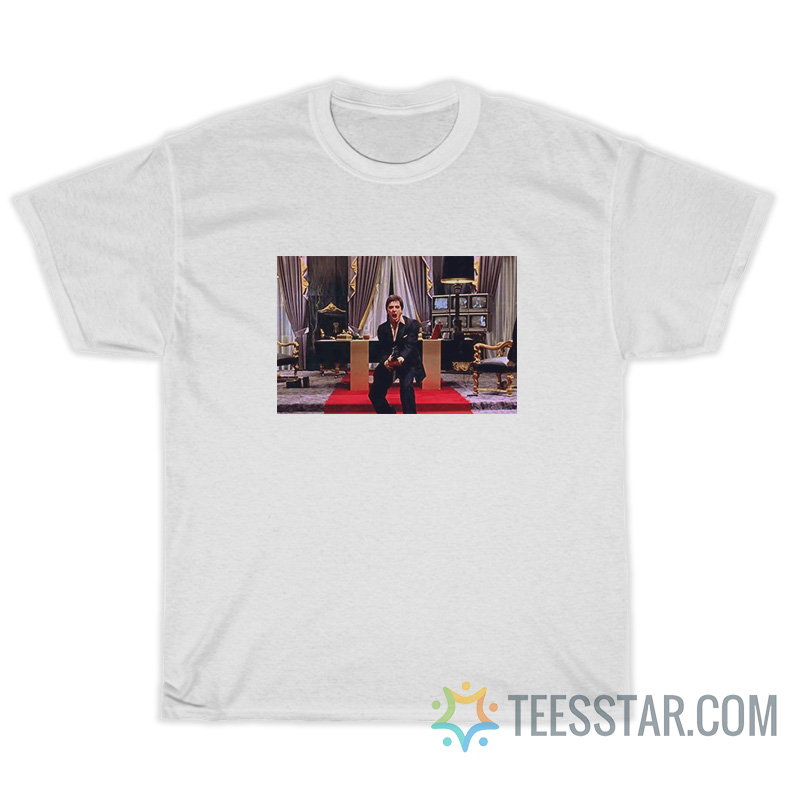 Tony Montana Scarface Say Hello To My Little Friend T-Shirt