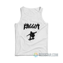 Faggot Skater Thrasher Parody Tank Top