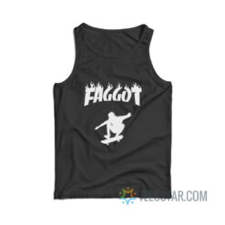 Faggot Skater Thrasher Parody Tank Top