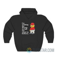 I'm Waiting For Trump To Tell Me What To Believe Hoodie