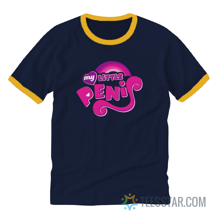 My Little Penis Parody Ringer Tee