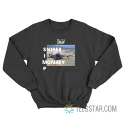 Yes I'm A Simp Sniper Monkey Sweatshirt