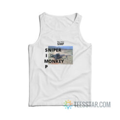 Yes I'm A Simp Sniper Monkey Tank Top