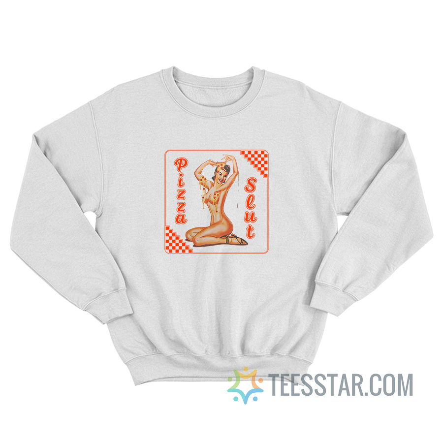 Vintage Pizza Slut Sweatshirt