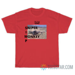 Yes I'm A Simp Sniper Monkey T-Shirt