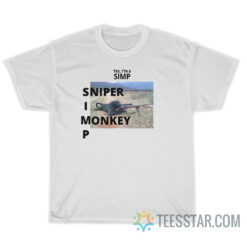 Yes I'm A Simp Sniper Monkey T-Shirt