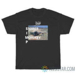 Yes I'm A Simp Sniper Monkey T-Shirt
