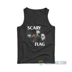 Scary Flag Black Flag Parody Tank Top