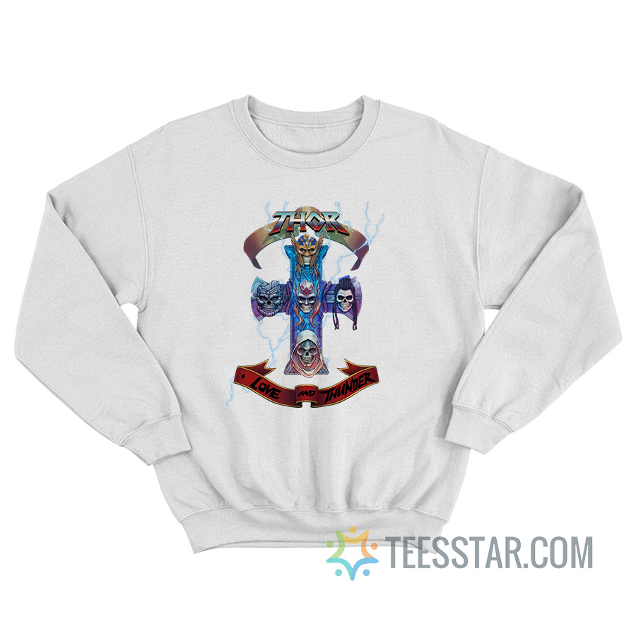 Thor Love And Thunder Guns N Roses Sweatshirt