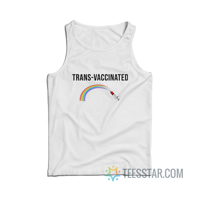 Trans-Vaccinated Rainbow Tank Top