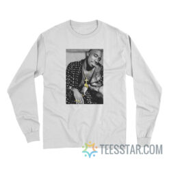Tupac With Gold Chain Long Sleeve