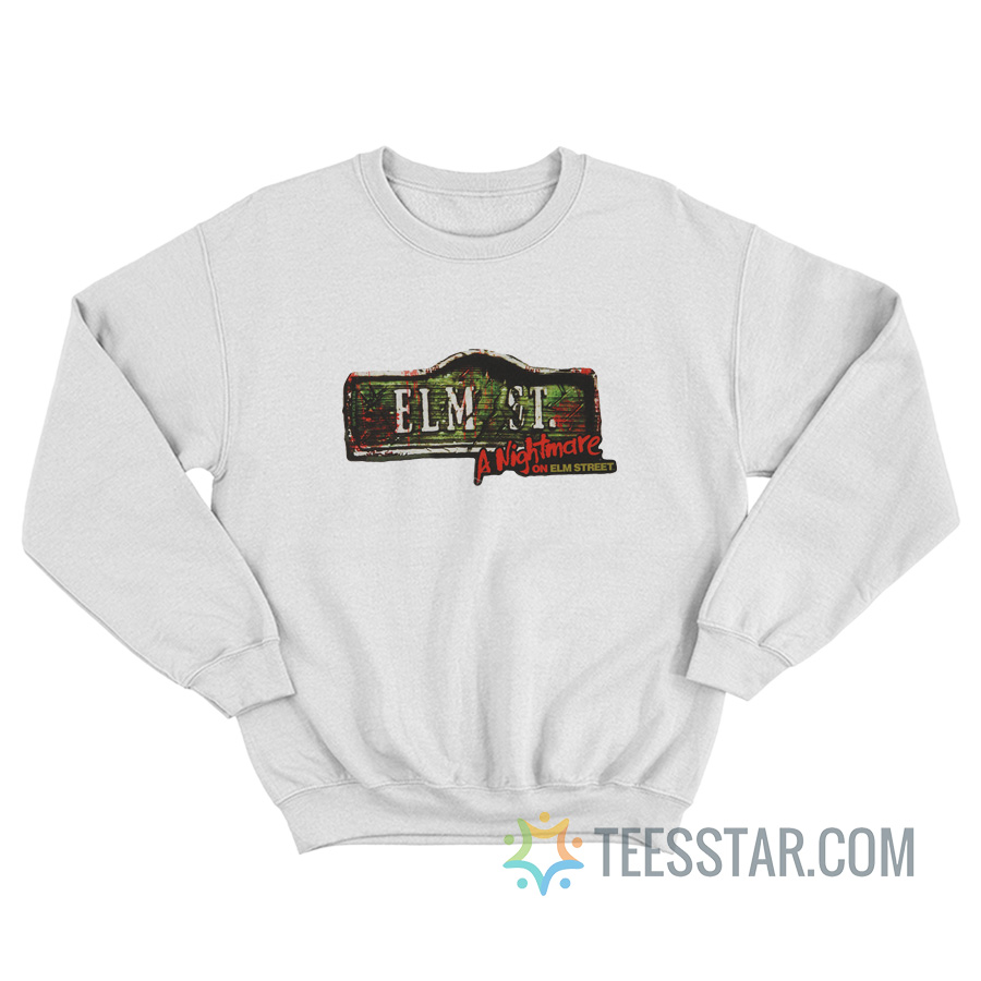 Nightmare on Elm Street Sign Sweatshirt