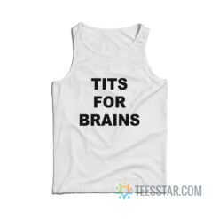 Alternative view of Tits For Brains Tank Top