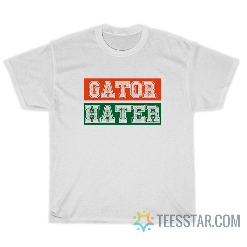Dolfan Derek Gator Hater T-Shirt