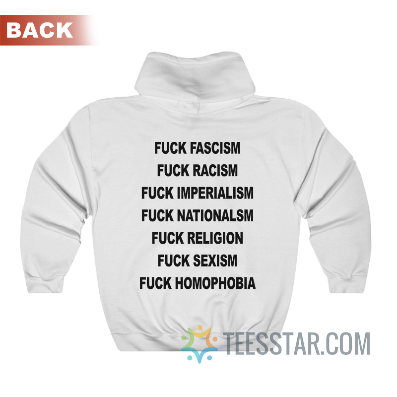 Positive Records - Fuck Fascism Racism Imperialis Hoodie