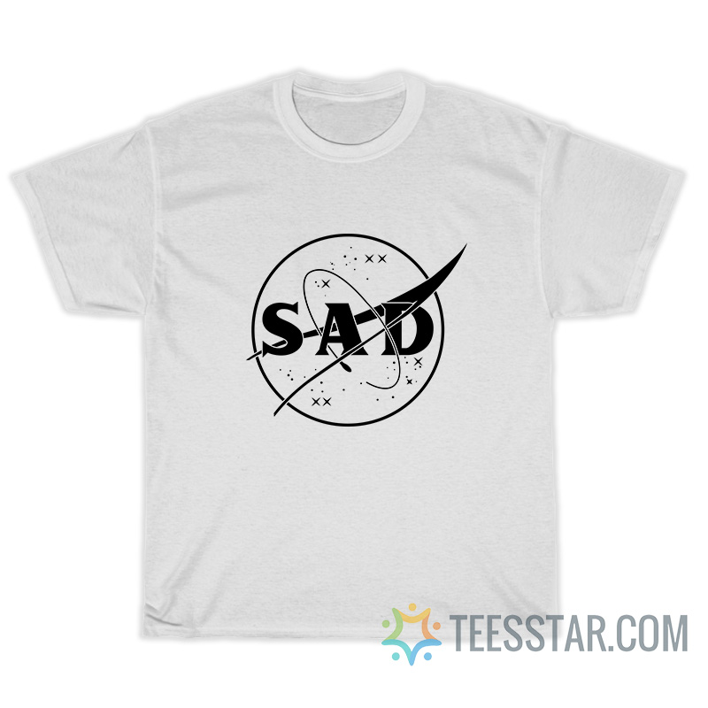 NASA Logo Sad Emo T-Shirt