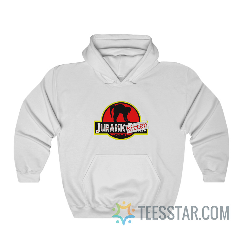 Jurassic Kitten Logo Parody Hoodie