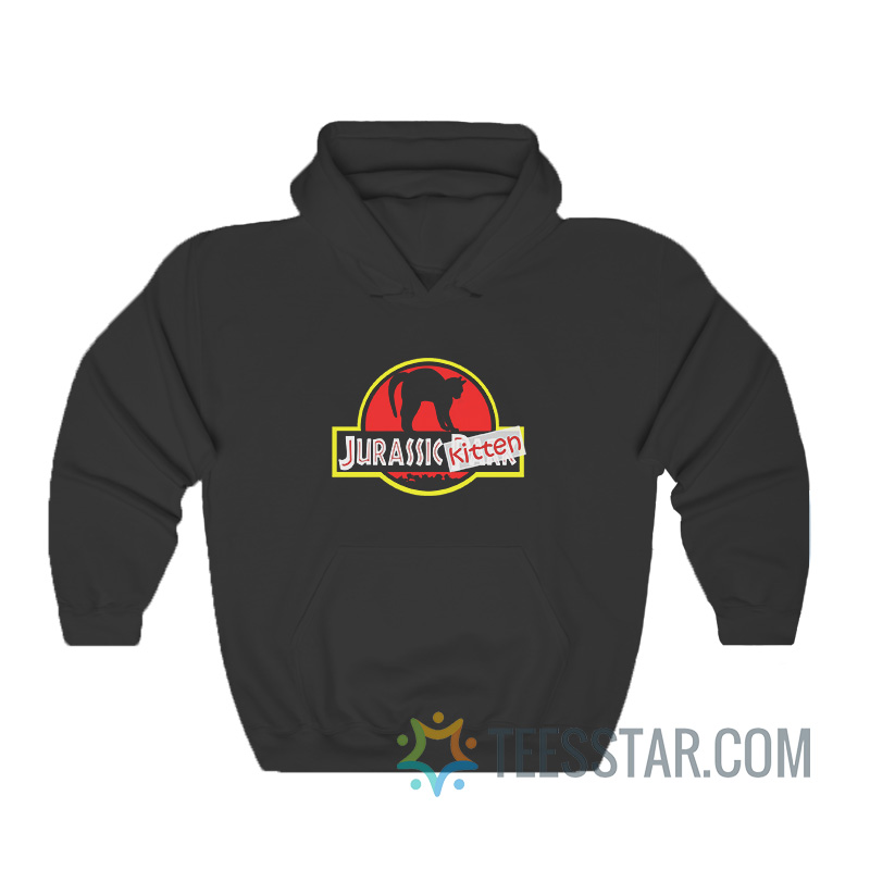Jurassic Kitten Logo Parody Hoodie