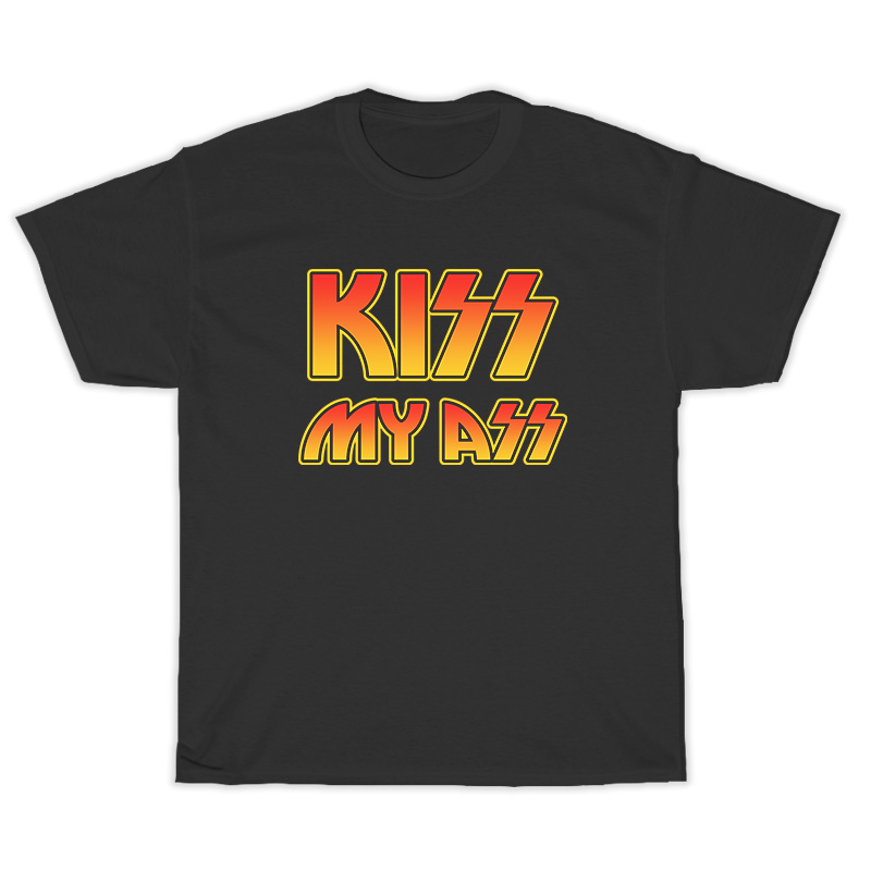 Kiss My Ass T-Shirt Rock Band For Unisex - Teesstar.com