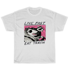 Live Fast Eat Trash Parody Goo Sonic Youth T-Shirt