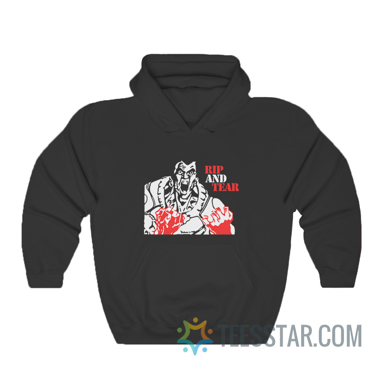 Rip And Tear The Doom Comic Hoodie
