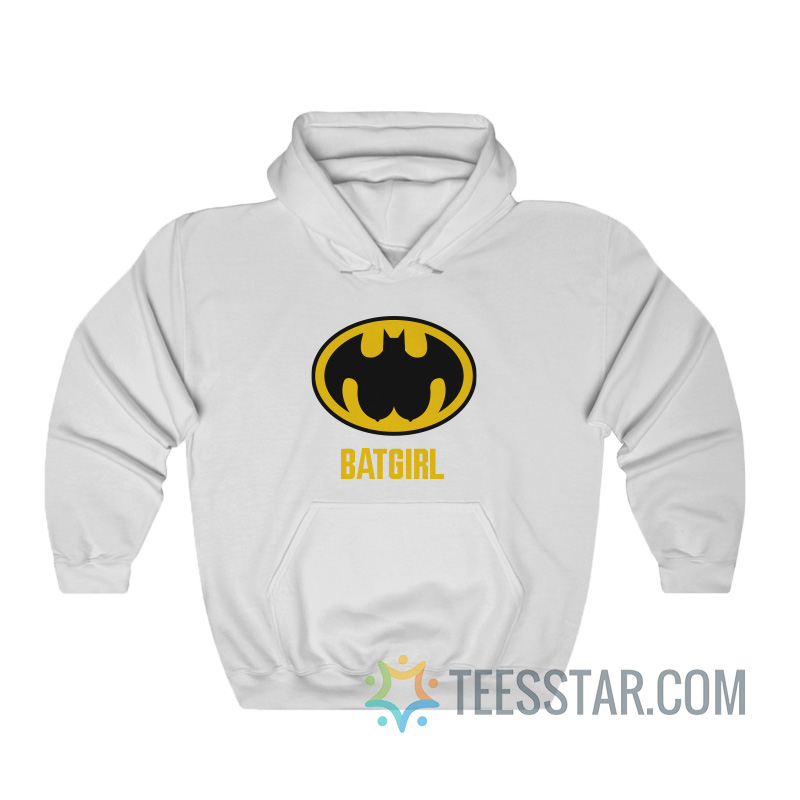 Batgirl Batman Boob Logo Hoodie