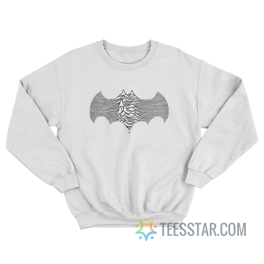 Batman Joy Division Unknown Pleasures Sweatshirt