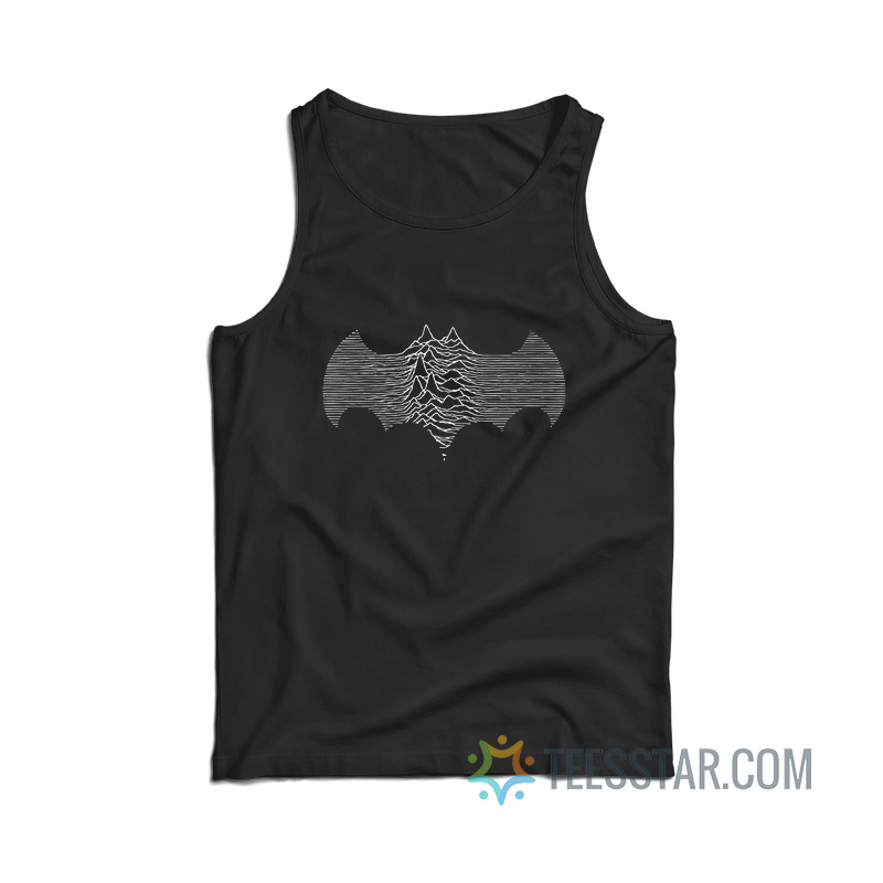 Batman Joy Division Unknown Pleasures Tank Top