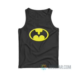 Batman Logo Parody Dick And Butt Tank Top