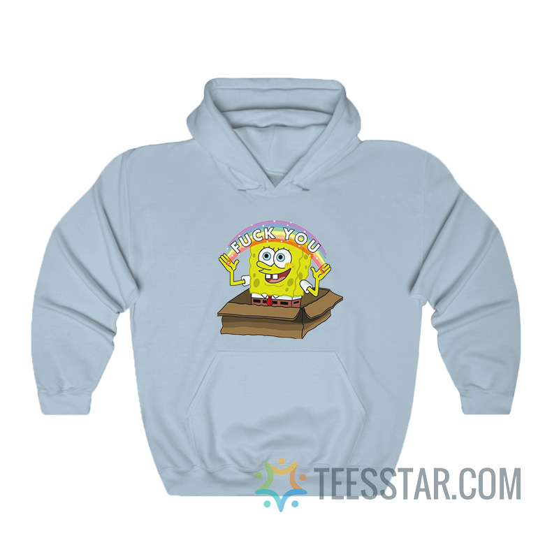 Spongebob Rainbow Fuck You Hoodie
