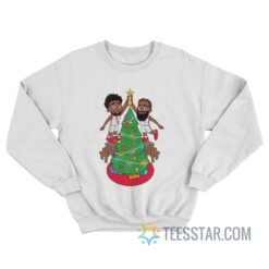 Joel Embiid And James Harden Christmas Tree Sweatshirt