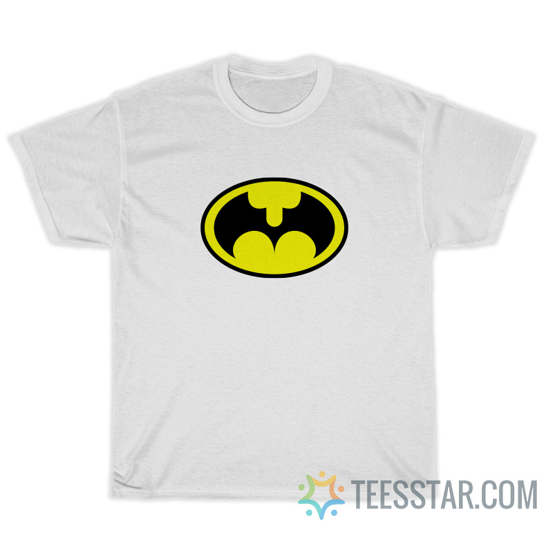 Batman Logo Parody Dick And Butt T-Shirt