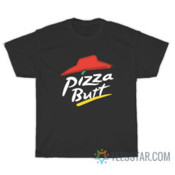 Pizza Butt Logo Parody T-Shirt