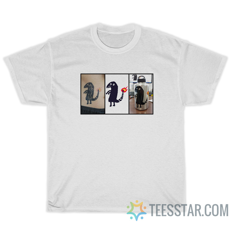 The Vinylized Digitized And Original Charmander Tattoo T-Shirt