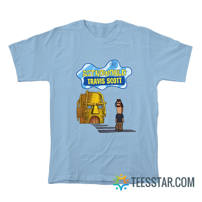 Spongebob X Astroworld Travis Scott T-Shirt